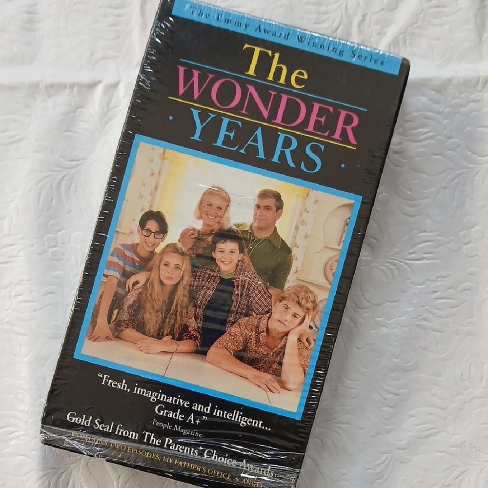 The Wonder Years VHS Box Set - Black with Blue & Pink Artwork